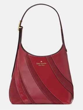 ♠️Kate Spade New York 454 Mixed Material Small Shoulder Bag, Red Jasper NWT